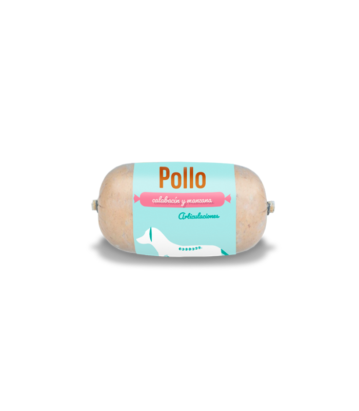 NATUREXTRA SALCHICHA POLLO CON CALABACIN Y MANZANA 300 GR.